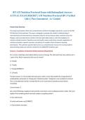 RN ATI Nutrition Proctored Exam with Rationalized Answers ACTUAL EXAM 2026&sol;2027 &vert; ATI Nutrition Proctored RN &vert; Verified Q&A &vert; Pass Guaranteed - A&plus; Graded&NewLine;&NewLine;