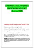 NR 360 Unit 3 Discussion&colon; Healthcare &NewLine;Technology&semi; Local&comma; National&comma; & Global &NewLine;Considerations &lpar;2 Versions&rpar;