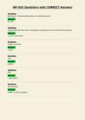 API 653 Questions with CORRECT Answers
