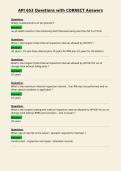 API 653 Questions with CORRECT Answers
