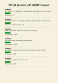 API 653 Questions with CORRECT Answers