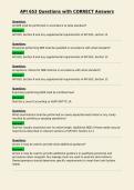 API 653 Questions with CORRECT Answers