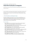 NCLEX-RN Prioritization & Delegation&colon; High-Yield Study Guide with 25 Practice Questions & Rationales &lpar;2026&rpar;