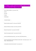 Quiz 3 NSG 625 Question and answers verified to pass 2026&sol;2027