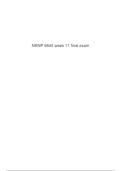 NRNP 6645 Week 11 Final Exam Study Questions & Answers &vert; Psychotherapy Modalities Q&A