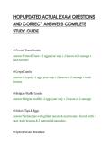 IHOP UPDATED ACTUAL EXAM QUESTIONS&NewLine;AND CORRECT ANSWERS COMPLETE&NewLine;STUDY GUIDE&NewLine;