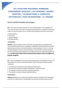 ATI CAPSTONE MATERNAL NEWBORN ASSESSMENT 2026&sol;2027 &vert; ATI NURSING &vert; EXPERT VERIFIED &vert; 150 QUESTIONS & COMPLETE RATIONALES &vert; PASS GUARANTEED - A&plus; GRADED