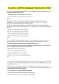 HESI RN Comprehensive Predictor Exam 2026-2027 &vert; Practice Questions & Rationales
