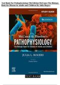 Test Bank for Pathophysiology 9th Edition McCance & Rogers &vert; Chapters 1-49