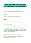 ILTS 305 ACTUAL EXAM FULL QUESTIONS&NewLine;AND CORRECT ANSWERS GRADED A PLUS&NewLine;