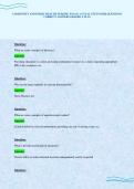 COMMUNITY AND PUBLIC HEALTH NURSING EXAM 1 ACTUAL TEST PAPER QUESTIONS CORRECT