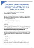 AZ-104 RENEWAL EXAM 2026&sol;2027 &vert; MICROSOFT AZURE ADMINISTRATOR &vert; EXPERT VERIFIED &vert; 60 QUESTIONS & COMPLETE RATIONALES &vert; PASS GUARANTEED - A&plus; GRADED