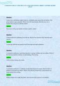 COMMUNITY HEALT 1 UPDATED ACTUAL EXAM QUESTIONS CORRECT ANSWERS GRADED A