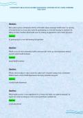 COMMUNITY HEALTH EXAM PREP QUESTIONS ANSWERS STUDY GUIDE VERIFIED SOLUTION&period;pdf