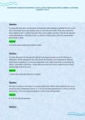 COMMUNITY HESI EXAM EDITION ACTUAL TEST PAPER QUESTIONS CORRECT ANSWERS GRADED A