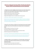 Red Cross Lifeguard Test Actual Exam Questions and Answer Latest Update