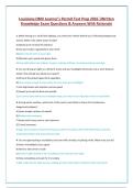 Louisiana DMV Learner Actual Exam Questions and Answer Latest Update