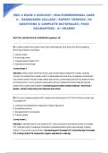 MDC 2 EXAM 4 2026&sol;2027 &vert; MULTIDIMENSIONAL CARE II &ndash; RASMUSSEN COLLEGE &vert; EXPERT VERIFIED &vert; 60 QUESTIONS & COMPLETE RATIONALES &vert; PASS GUARANTEED - A&plus; GRADED