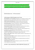 HESI RN READINESS EXAM 2026 QUESTIONS &NewLine;LATEST VERSION QUESTIONS AND ANSWERS  