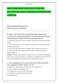 HESI COMPREHENSIVE&sol;EXIT EXAM 2026 &NewLine;QUESTIONS LATEST VERSION QUESTIONS AND &NewLine;ANSWERS 