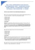 MDC 2 FINAL COMPREHENSIVE EXAM 2026&sol;2027 &vert; MULTIDIMENSIONAL CARE II &ndash; RASMUSSEN COLLEGE &vert; EXPERT VERIFIED &vert; 100 QUESTIONS & COMPLETE RATIONALES &vert; PASS GUARANTEED - A&plus; GRADED