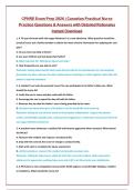 CPNRE Exam Prep Actual Exam Questions and Answer Latest Update