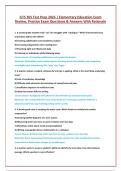 ILTS 305 Test Prep Actual Exam Questions and Answer Latest Update