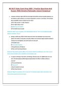 NC BLET State Exam Prep Actual Exam Questions and Answer Latest Update