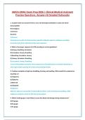 AMCA CMAC Actual Exam Questions and Answer Latest Update