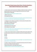 Texas Real Estate License Actual Exam Questions and Answer Latest Update