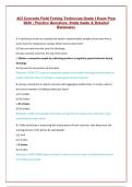 ACI Concrete Field Testing Technician Grade I Actual Exam Questions and Answer Latest Update