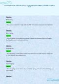 COMPTIA NETWOR 1 UPDATED ACTUAL EXAM QUESTIONS CORRECT ANSWERS GRADED A