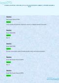 COMPTIA NETWOR 3 UPDATED ACTUAL EXAM QUESTIONS CORRECT ANSWERS GRADED A