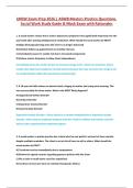 LMSW Actual Exam Questions and Answer Latest Update