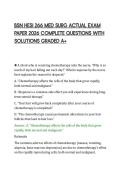 BSN HESI 266 MED SURG ACTUAL EXAM&NewLine;PAPER 2026 COMPLETE QUESTIONS WITH&NewLine;SOLUTIONS GRADED A&plus;