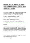 BSN HESI 266 MED SURG EXAM SCRIPT&NewLine;2026 COMPREHENSIVE QUESTIONS WITH&NewLine;VERIFIED SOLUTIONS&NewLine;