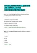 INF3708 UPDATED ACTUAL QUESTIONS&NewLine;AND CORRECT ANSWERS&NewLine;COMPREHENSIVE STUDY GUIDE&NewLine;