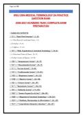 WGU C804&semi;Medical Terminology & Anatomy Exam Bank 2026-2027&colon; 235&plus; Questions with Verified Answers & Detailed Rationales &vert; Nursing&comma; Medical&comma; Allied Health&comma; NREMT&comma; NCLEX&comma; Healthcare Certification Prep