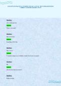 CONCEPTS OF PRACTICAL NURSING II EXAM 1 ACTUAL TEST PAPER QUESTIONS CORRECT