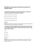 BSN Midterm&colon; Pharmacology and Health Assessment &lpar;Week 5-6&rpar;&NewLine;2026&sol;2027 UPDATE&NewLine;