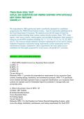 TFM04 EXAM 2026&sol; 2027&NewLine;ACTUAL 280 QUESTIONS AND VERIFIED ANSWERS WITH RATIONALE &NewLine;NEW TFM04 TEST BANK&NewLine;GRADED A&plus; &NewLine;