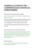 INTERMEDIATE ACCOUNTING BY KIESO&NewLine;COMPREHENSIVE SOLVED QUESTIONS AND&NewLine;COMPLETE ANSWERS
