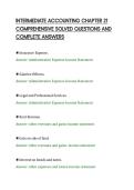 INTERMEDIATE ACCOUNTING CHAPTER 21&NewLine;COMPREHENSIVE SOLVED QUESTIONS AND&NewLine;COMPLETE ANSWERS