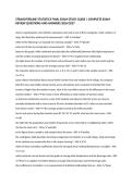 StraighterLine Statistics Final Exam Questions and Answers &vert; Study Guide 2026&sol;2027