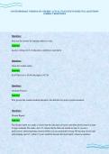 CONTEMPORARY NURSING BY CHERRY ACTUAL EXAM TEST PAPER FULL QUESTIONS CORRECT