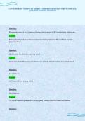 CONTEMPORARY NURSING BY CHERRY COMPREHENSIVE EXAM SCRIPT COMPLETE