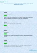 CONTEMPORARY NURSING BY CHERRY FINAL PAPER EXAM QUESTIONS ACCURATE ANSWERS