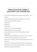 NFHS EXAM WITH CORRECT QUESTIONS AND ANSWERS 2026