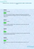 CORPORATE FINANC 1 UPDATED ACTUAL EXAM QUESTIONS CORRECT ANSWERS GRADED A
