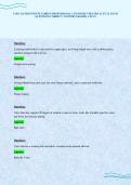 COSC 325 HOUSTON PLUMBING PROFESSIONAL LICENSURE UPDATED ACTUAL EXAM QUESTIONS